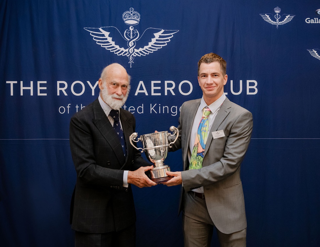 Dominic Bareford Receives Queens Cup