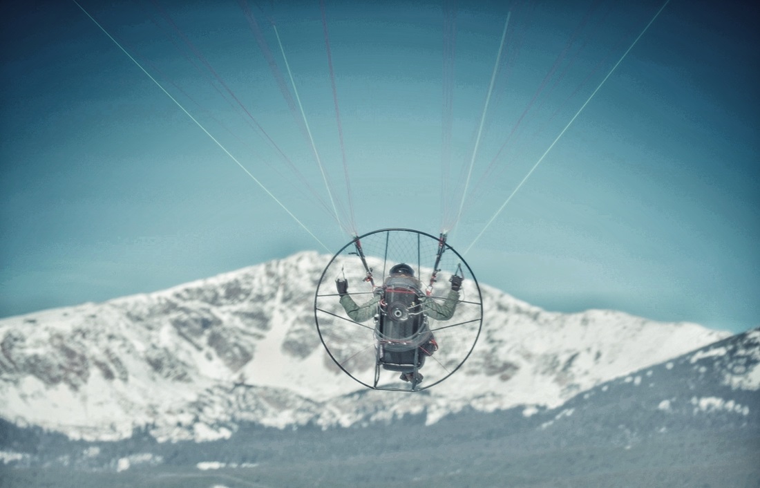 Nathan Finneman electric paramotor